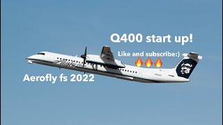 Q400 start up Aerofly fs 2022 [upl. by Paterson]