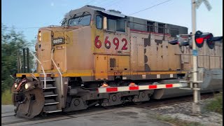 Union Pacific Manifest Outside Navasota TX  82824 [upl. by Thacher]