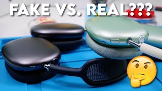 FAKE AIRPOD MAX VS REAL [upl. by Arianna]