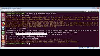 How To install virtualenv and virtualenvwrapper python modules on Ubuntu Linux [upl. by Ahsilaf]