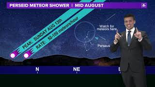 Perseid Meteor Shower 2023  Where to look [upl. by Dyche348]