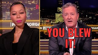 Piers Morgan Bans BLM Liberal Feminist Over Baby Reindeer [upl. by Ellynn620]