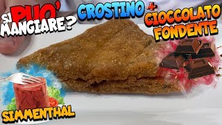 Crostino con SIMMENTHAL e CIOCCOLATO FONDENTE  Si può mangiare [upl. by Bambi]