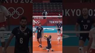 Saeid Marouf knee set🫣🔥 Marouf setters volleyball usa iran [upl. by Anitsyrc]