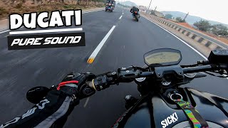 Savage Mode On  Ducati Monster 821  Engine Raw Sound [upl. by Ranna662]