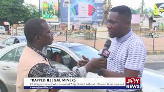 87 illegal miners who invaded AngloGold Ashanti Obuasi Mine rescued [upl. by Donnelly]