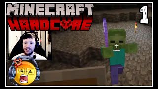 Casual Player Tries Minecraft Hardcore 100 Days Attempt 1 Session 1 [upl. by Llenwad741]