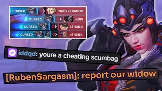 Making Overwatch Streamers Think I’m Cheating [upl. by Dnalevelc]