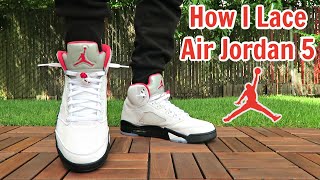 How I Lace My Air Jordan 5 [upl. by Susanna]