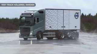 Volvo Trucks  Increased safety on slippery roads with Volvo Trucks Stretch Brake [upl. by Yleme]