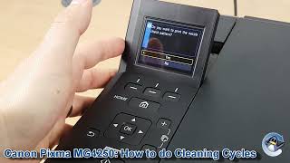 Canon Pixma MG4250 How to do Printhead Cleaning and Deep Cleaning Cycles to Improve Print Quality [upl. by Feola]