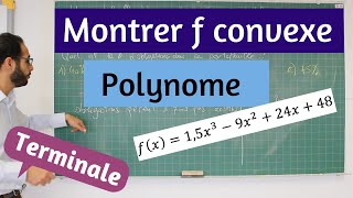 Fonction convexe  Polynôme  Sujet BAC ES 2015 [upl. by Niemad]