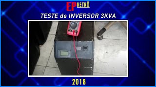 Teste do Inversor de 3KW [upl. by Aerdnaxela]