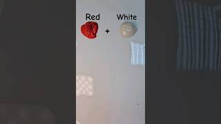 How to get ❤️ 🤍 🩷 colormixing oddlysatisfying whitepaint tappingsounds asmr asmrart [upl. by Blount308]