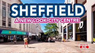 SHEFFIELD  A look at the new look Sheffield City Centre [upl. by Mittel]