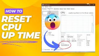 How to Reset Up time CPU  Full Shutdown My CPU time16230632 [upl. by Goodard]