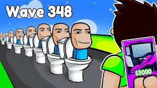 ¡Probamos ENDLESS MODE hasta el FINAL Toilet Tower Defense Roblox [upl. by O'Mahony]