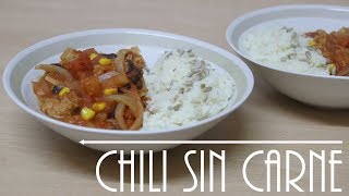 Recette végétalienne CHILI SIN CARNE [upl. by Glennie]