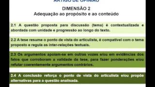 Gêneros Textuais na Prova de Redação  Videoaula sobre Artigo de Opinião [upl. by Ayerf]