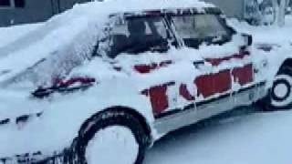 saab 900s in snow [upl. by Georgiana979]