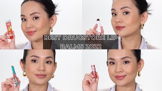 Favorite Drugstore Tinted Lip Balms  Best shades for light to medium skin tones 2022 [upl. by Ahsiram]