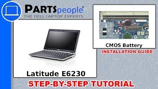 Dell Latitude E6230 P14T001 CMOS Battery Replacement  HowTo Video Tutorial [upl. by Ylehsa693]