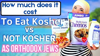 How Much Does it Cost to Eat Kosher vs Non Kosher As Orthodox Jews  Frum It Up [upl. by Ylelhsa]