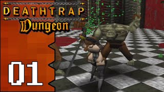 Lets Play Deathtrap Dungeon 01 Welcome to the DUNGEON [upl. by Saberhagen]