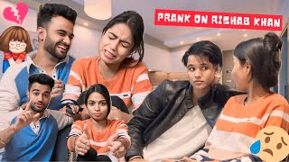 Prank On Rishab Khan part 1  Prank Video chotanawab cuteshivani05 [upl. by Eelrak]