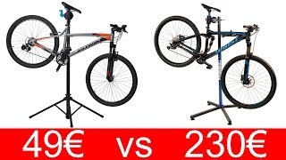 49€ VS 230€ CAVALLETTO BICI MANUTENZIONE TEST E RECENSIONE [upl. by Vardon]