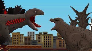 Shin vs Minus One  BATTLE OF GODZILLAS [upl. by Jamal]