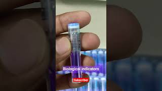 Biological indicators in CSSD Department for sterilization shorts medical reels ot [upl. by Wilfreda]