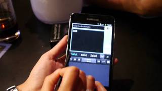 Testpreview Samsung Galaxy Note  smartphonetablette 53quot sous Android FullHD [upl. by Cope357]