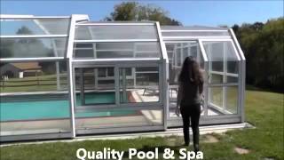 Residential Retractable Swimming Pool Covers [upl. by Bonaparte]