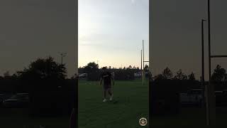 Kicking Field Goals is Easy shorts football sports nfl outdoors fail [upl. by Aihsyt420]