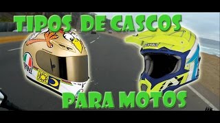 Tipos de cascos para moto  Motovlog en Español [upl. by Adlecirg]