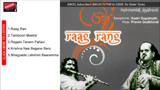 Raag Rang Kadri Gopalnath ampPravin Godkhindi [upl. by Esiuole]