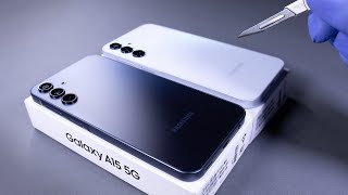 Samsung Galaxy A15 5G Blue Black and Light Blue Unboxing and Camera Test  ASMR [upl. by Nallij300]