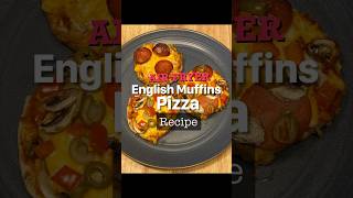 Air Fryer English Muffins Pizza Recipe Late Night or an Easy Dinner Recipe [upl. by Liahus]