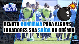 URGENTE RENATO INFORMA JOGADORES SOBRE SUA SAÍDA DIZ JORNALISTA [upl. by Olemrac]