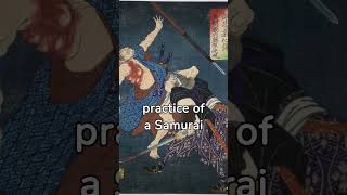 Horrifying Samurai Tradition history facts samurai [upl. by Narcis]