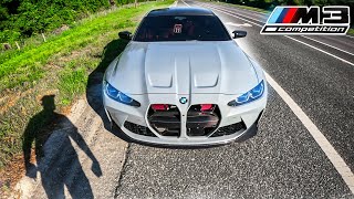 Highway POV Drive amp DRLs Installed  2024 BMW M3 Comp xDrive [upl. by Catherin]