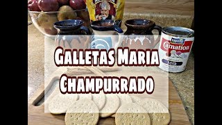 How to make Champurrado My Mexican Fall drink Galletas Maria Champurrado [upl. by Dallon]