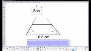 Construcción de un trapecio escaleno [upl. by Seessel]