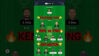 KEN vs PNG today dream11 prediction team  KEN vs PNG  dream11 odi ken png [upl. by Dyer680]