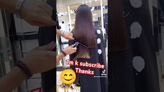 Haircut hairstyle hair colour for cute girl wig hairstyle haircut hairtutorial [upl. by Reinnej97]