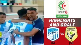 Olympique Akbou vs JS Saoura 21  Highlights and Goals  Ligue 1 Mobilis  Ligue 1 Algérie [upl. by Kataway]