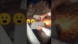 Cutting and welding handmade mini temple 😮🔥 manufacturing shorts electricalmachine shortvideos [upl. by Einnos117]