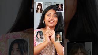 Hair bangs ചേരുമോന്നു നോക്കിയാലോ 🔥 [upl. by Branden]