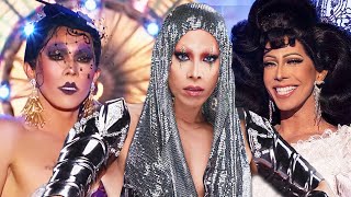 All of Pangina Heals Runway Looks from RuPauls Drag Race UK Versus the World [upl. by Hares]